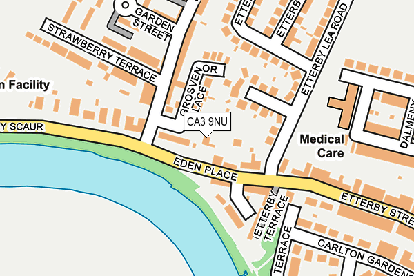 CA3 9NU map - OS OpenMap – Local (Ordnance Survey)