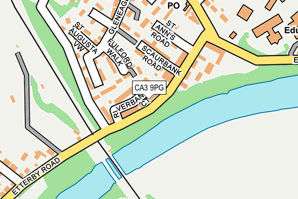 CA3 9PG map - OS OpenMap – Local (Ordnance Survey)