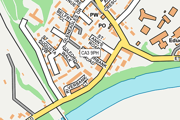 CA3 9PH map - OS OpenMap – Local (Ordnance Survey)