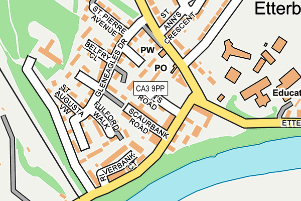 CA3 9PP map - OS OpenMap – Local (Ordnance Survey)