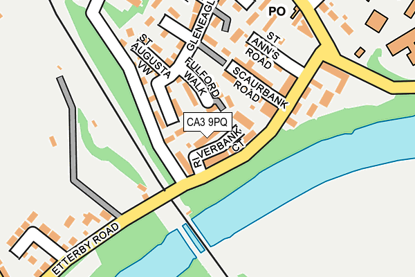 CA3 9PQ map - OS OpenMap – Local (Ordnance Survey)
