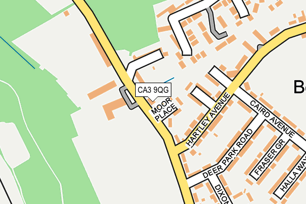 CA3 9QG map - OS OpenMap – Local (Ordnance Survey)