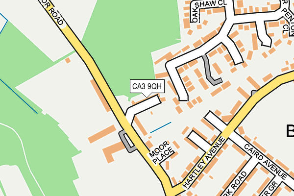 CA3 9QH map - OS OpenMap – Local (Ordnance Survey)