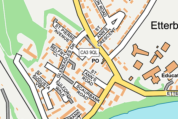 CA3 9QL map - OS OpenMap – Local (Ordnance Survey)