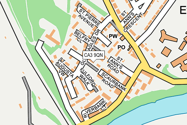 CA3 9QN map - OS OpenMap – Local (Ordnance Survey)