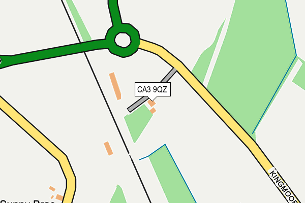 CA3 9QZ map - OS OpenMap – Local (Ordnance Survey)