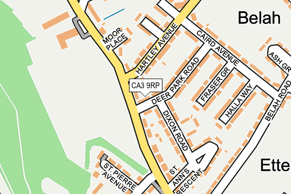 CA3 9RP map - OS OpenMap – Local (Ordnance Survey)