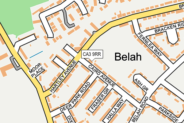 CA3 9RR map - OS OpenMap – Local (Ordnance Survey)