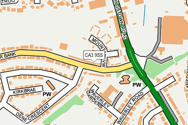CA3 9SS map - OS OpenMap – Local (Ordnance Survey)
