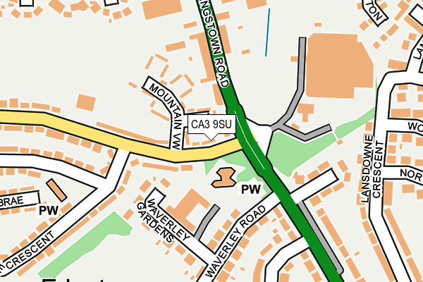 CA3 9SU map - OS OpenMap – Local (Ordnance Survey)