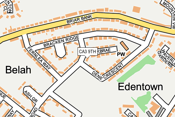 CA3 9TH map - OS OpenMap – Local (Ordnance Survey)