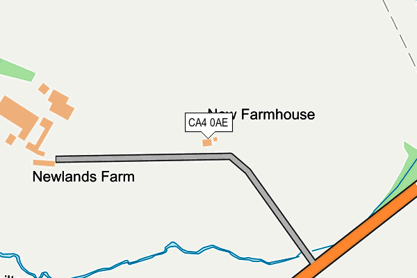 CA4 0AE map - OS OpenMap – Local (Ordnance Survey)