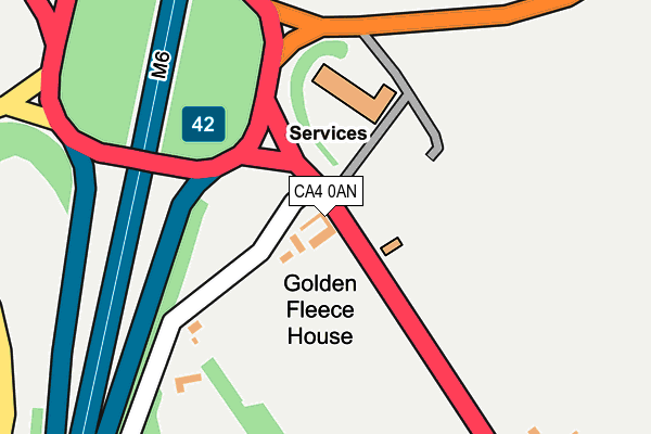 CA4 0AN map - OS OpenMap – Local (Ordnance Survey)