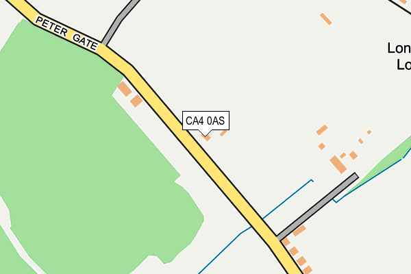 CA4 0AS map - OS OpenMap – Local (Ordnance Survey)