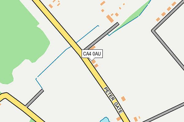 CA4 0AU map - OS OpenMap – Local (Ordnance Survey)
