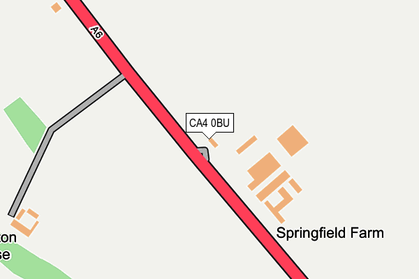 CA4 0BU map - OS OpenMap – Local (Ordnance Survey)