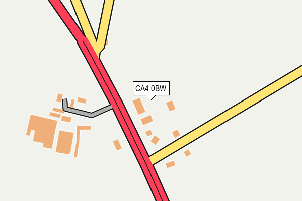 CA4 0BW map - OS OpenMap – Local (Ordnance Survey)