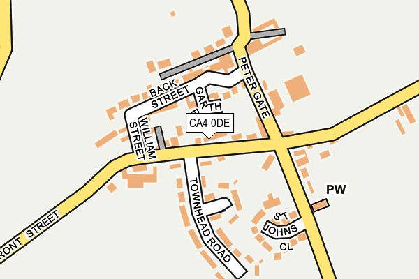 CA4 0DE map - OS OpenMap – Local (Ordnance Survey)