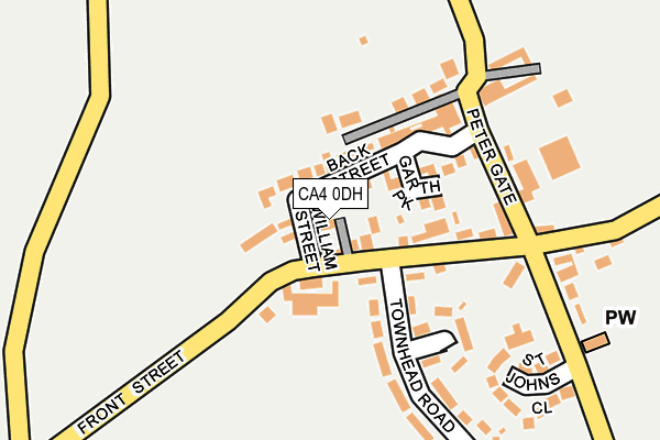 CA4 0DH map - OS OpenMap – Local (Ordnance Survey)
