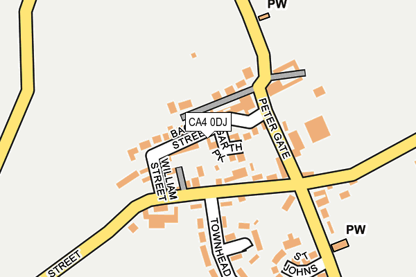 CA4 0DJ map - OS OpenMap – Local (Ordnance Survey)