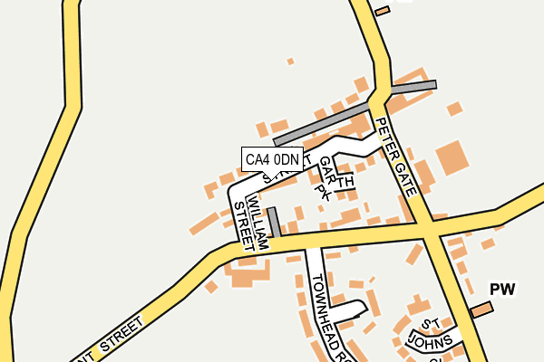 CA4 0DN map - OS OpenMap – Local (Ordnance Survey)