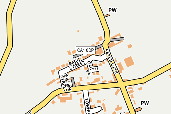 CA4 0DP map - OS OpenMap – Local (Ordnance Survey)