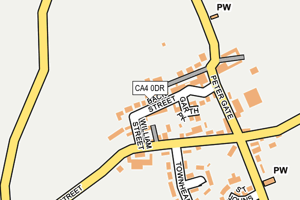 CA4 0DR map - OS OpenMap – Local (Ordnance Survey)