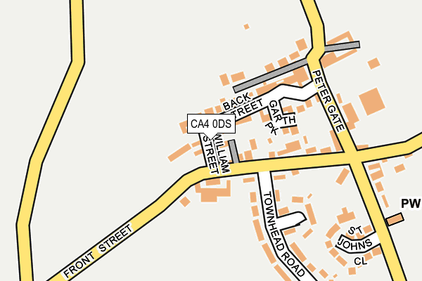 CA4 0DS map - OS OpenMap – Local (Ordnance Survey)