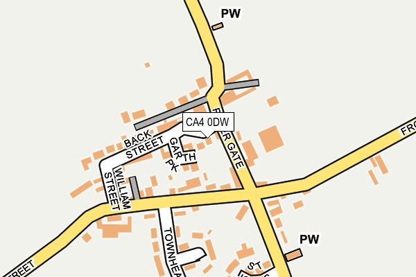 CA4 0DW map - OS OpenMap – Local (Ordnance Survey)