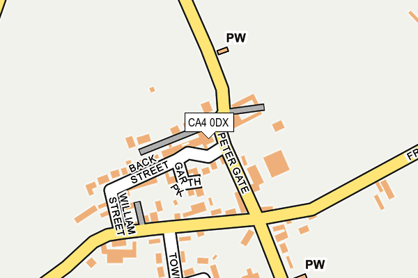 CA4 0DX map - OS OpenMap – Local (Ordnance Survey)