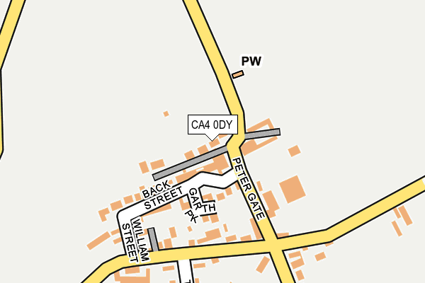 CA4 0DY map - OS OpenMap – Local (Ordnance Survey)