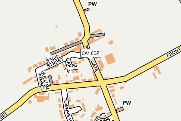 CA4 0DZ map - OS OpenMap – Local (Ordnance Survey)