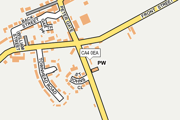 CA4 0EA map - OS OpenMap – Local (Ordnance Survey)