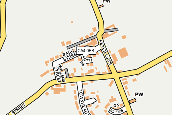 CA4 0EB map - OS OpenMap – Local (Ordnance Survey)