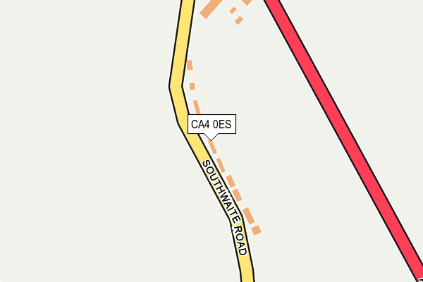 CA4 0ES map - OS OpenMap – Local (Ordnance Survey)