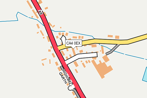 CA4 0EX map - OS OpenMap – Local (Ordnance Survey)