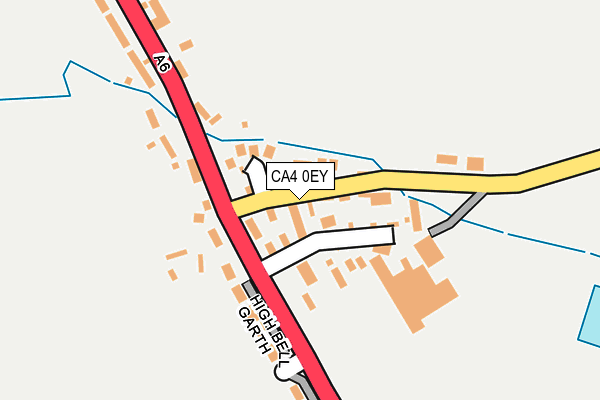 CA4 0EY map - OS OpenMap – Local (Ordnance Survey)