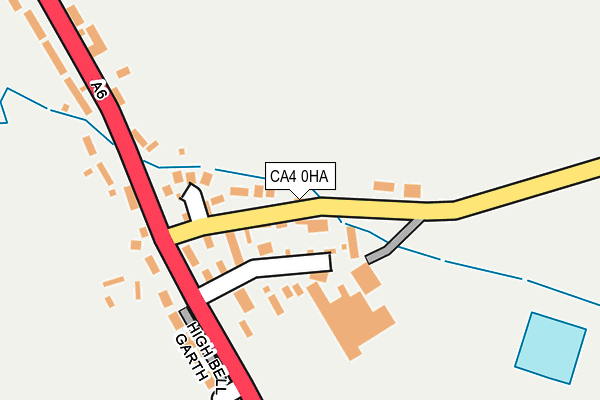 CA4 0HA map - OS OpenMap – Local (Ordnance Survey)