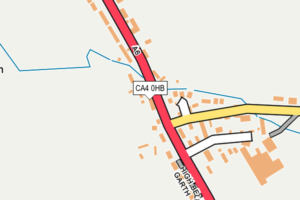 CA4 0HB map - OS OpenMap – Local (Ordnance Survey)