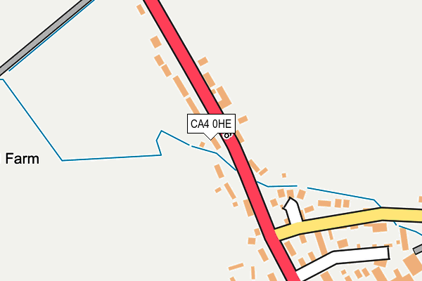 CA4 0HE map - OS OpenMap – Local (Ordnance Survey)