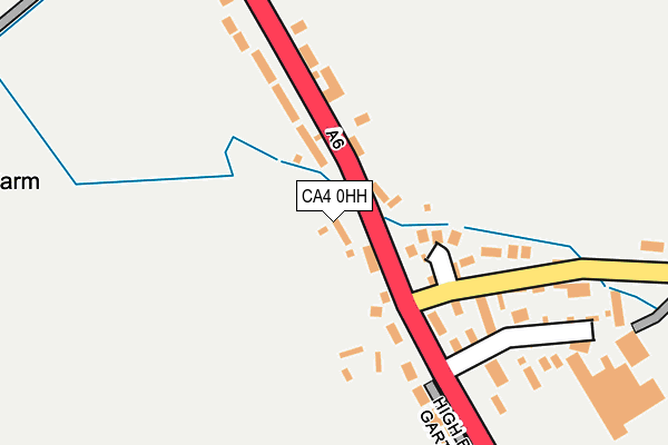CA4 0HH map - OS OpenMap – Local (Ordnance Survey)