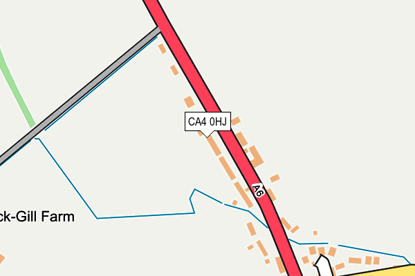 CA4 0HJ map - OS OpenMap – Local (Ordnance Survey)