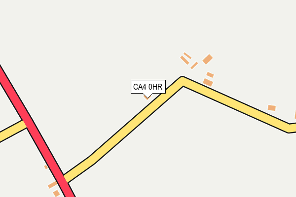 CA4 0HR map - OS OpenMap – Local (Ordnance Survey)