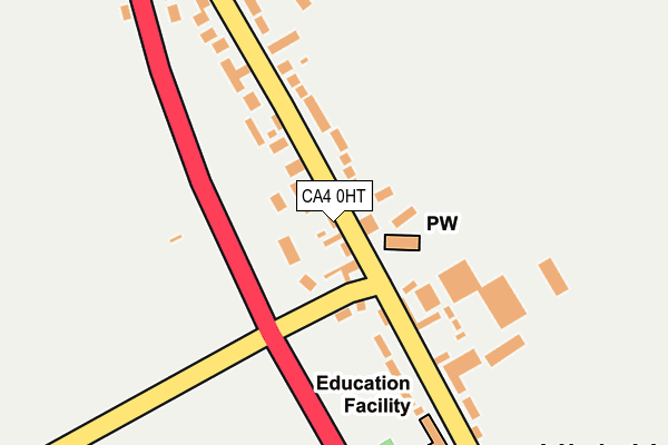 CA4 0HT map - OS OpenMap – Local (Ordnance Survey)