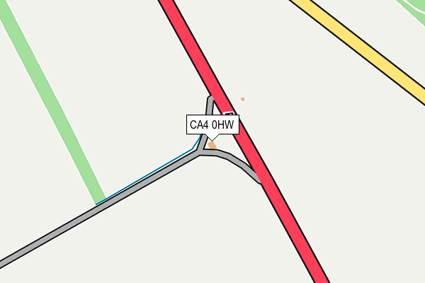 CA4 0HW map - OS OpenMap – Local (Ordnance Survey)