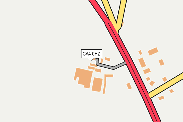 CA4 0HZ map - OS OpenMap – Local (Ordnance Survey)