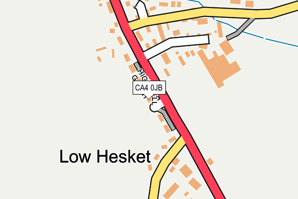 CA4 0JB map - OS OpenMap – Local (Ordnance Survey)