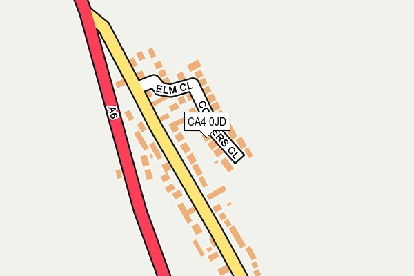 CA4 0JD map - OS OpenMap – Local (Ordnance Survey)