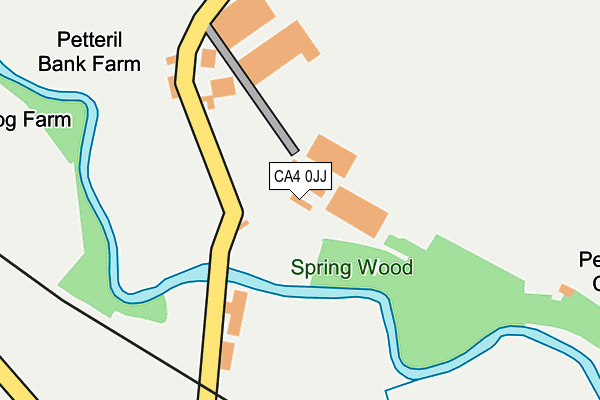 CA4 0JJ map - OS OpenMap – Local (Ordnance Survey)