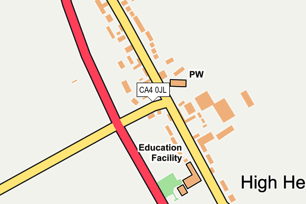 CA4 0JL map - OS OpenMap – Local (Ordnance Survey)